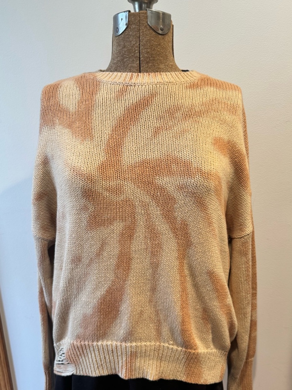 NSF Anabelle Boyfriend Turquoise
Tie Dye Distressed Slouchy Sweater
